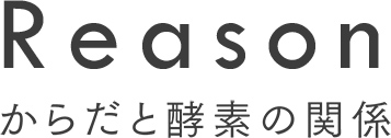 Reason からだと酵素の関係
